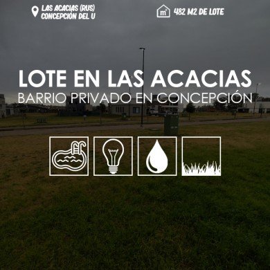 Lote en Barrio Privado las Acacias-CdelU