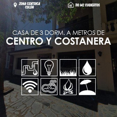 Casa en Urquiza casi Brown 22- Colon ER