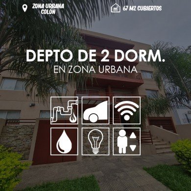 Depto en Bernard esq Artigas- Colon ER